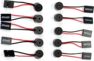 10Pcs PC Carte Mère Interne Piezo Haut-Parleur BIOS Alarme Buzzer pour Boîtier Ordinateur - Photo 1/10