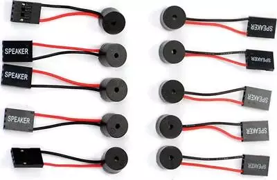10Pcs PC Motherboard Internal Piezo Speaker BIOS Alarm Buzzer for Computer Case - Image 1 of 4