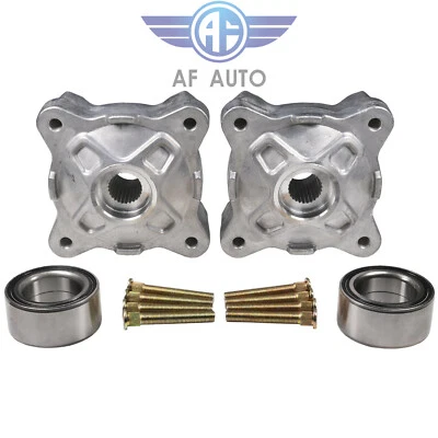 Front Left Right For Polaris RZR S 800 EFI 09-14 Wheel Hubs w/ Studs & Bearings - Image 1 of 4