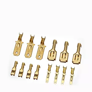 6.3 2.8mm Electrical Connector Terminal Block Male Female Car Motorcycle Scooter - Picture 1 of 6