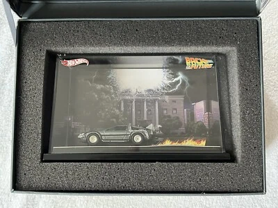 2011 SDCC Exclusive Hot Wheels Back to the Future DeLorean with Plutonium Case - Image 1 of 4