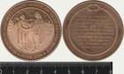 USA: 1970 Hamilton & Jefferson Agree on Debt Retirement Plan medal, bronze