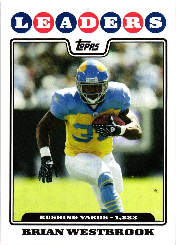 2008 Topps #291 Brian Westbrook LL - Image 1 of 2