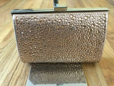 INC International Concepts I.N.C. Bolso de Mano Loryy Embellecido Brillante Oro Rosa Foto 1 de 4