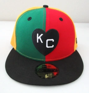 New Era 59 Fifty Kansas City Monarchs Liga Negra Museo Sombrero Ajustado Talla 7 Nuevo con Etiquetas - Imagen 1 de 7