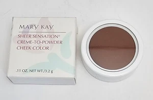 MARY KAY Sheer Sensation Creme-To-Powder Cheek Color HIGH SOCIETY SIENNA - NOS - Picture 1 of 6