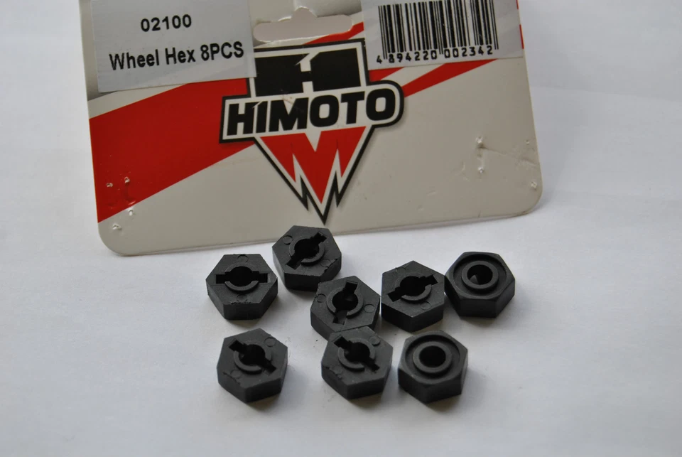 HIMOTO 02100 Fermi Ruote WHEEL HEX 1/10 - Immagine 1 di 1