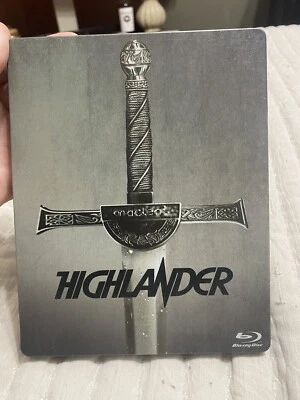 Highlander SteelBook (Blu-ray Disc, 1986) Excellent Condition Foto 1 de 4