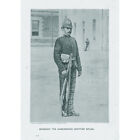 MILITARY Sergeant of the Cameronians Scottish Rifles - Antique Print 1897