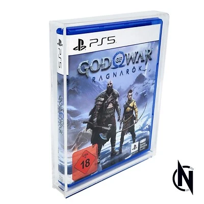 CARDNAX Acryl Case für PlayStation 5 Spiele - UV Schutz für PS5 mit Schiebeverschluss