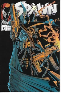 Image Comics 1992 Spawn #7 artista/escritor: Todd McFarlane con OverTkill - Imagen 1 de 12