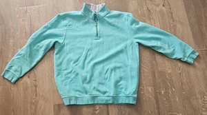 Walter Hagen Sweater Mens Large Green 11 Majors 1/4 Zip Sweatshirt Pullover Golf - Picture 1 of 5