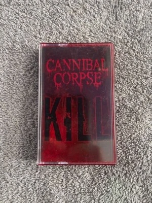 Cannibal Corpse "Kill" Red Cassette Tape Hells Headbangers 2023 MC-147 Death Met - Image 1 of 4