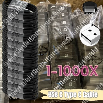 Lote de cables cargador carga rápida USB tipo C para Samsung S8 S9 S10 iPhone 15 16 17 Foto 1 de 4