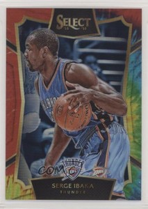 2015-16 Panini Select Concourse Tie-Dye Prizm /25 Serge Ibaka #79