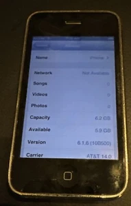 Apple iPhone 3GS 8GB Black (AT&T) A1303 (GSM) Very Good Used Fast Ship Issue - Picture 1 of 3