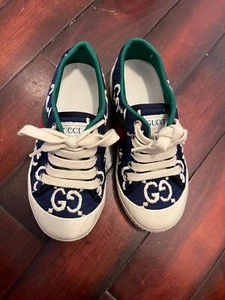 Size 10C .. GUCCI UNISEX kids sneakers - Picture 1 of 3