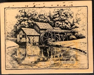 Sello de goma para rueda de molino de agua PSX K-2136 Old Country Foto 1 de 3