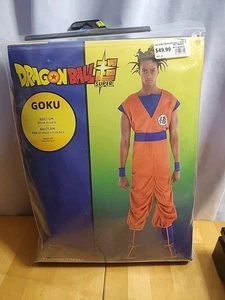 DragonBall Super Goku 6pc Costume Cosplay Anime Adult S/M Up To Size 8 NWT - Picture 1 of 8