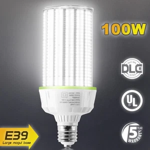 5000K Daylight, E39 Mogul Base 100W LED Corn Light Bulb Warehouse Workshop Lamps - Picture 1 of 12