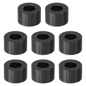 M8 Aluminum 8 Pcs Metal Spacers Aluminum 8.2mm ID x 16mm OD x 10mm L Black - Picture 1 of 6
