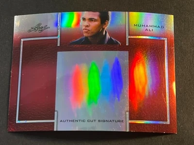 2011 Red Acetate Refractor Finish PROOF w/o Auto or Serial # Muhammad Ali #1 - Image 1 of 2