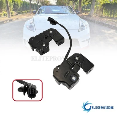 Pair Fit NISSAN 370Z GTR INFINITI G37 Q60 Q40 G35 Right & Left Hood Lock Latch Foto 1 de 4