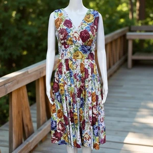 RETROSPEC'D Vivian 1950’s Retro Dress - Floral - Size 12 - EUC - Picture 1 of 12