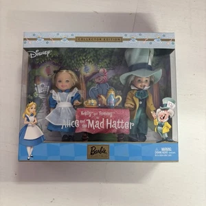 Kelly and Tommy Alice the Mad Hatter Disney Barbie Collector Edition 57577 NIB - Picture 1 of 2