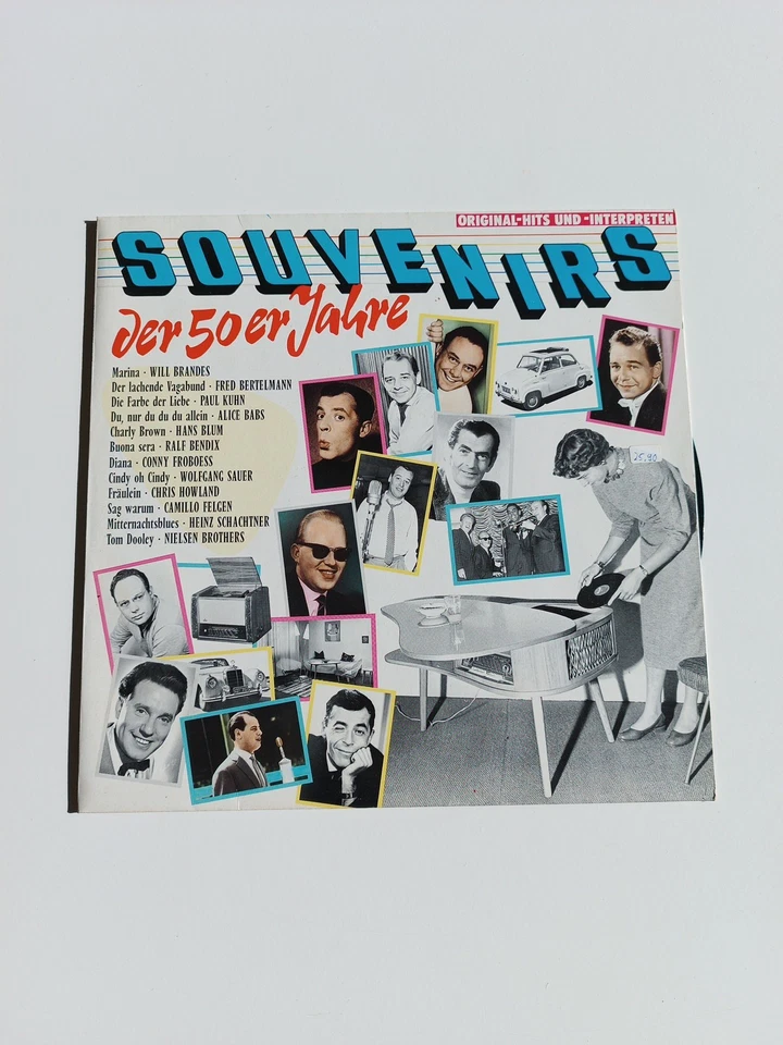 LP Will Brandes, Fred Bertelmann, Paul Kuhn,.. Souvenirs der 50er Jahre Emi - Bild 1 von 1