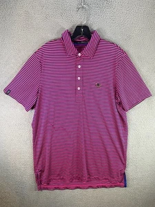 Ralph Lauren Polo RLX Polo Shirt Uomo Rosa Media Sleepy Hollow Country Club Golf - Foto 1 di 11