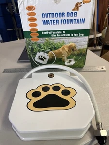 Outdoor Dog Water Fountain - Always A Fresh Drink For Your Dog While Outside - Picture 1 of 2