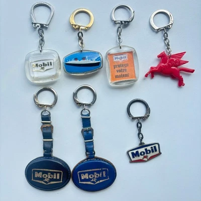 Lot 7 porte clé MOBIL anciens - Photo 1/4