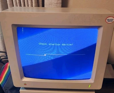 Apple AppleColor RGB Monitor A2M6014  12" CRT for IIgs  TESTED W/ Org Box - Image 1 of 4