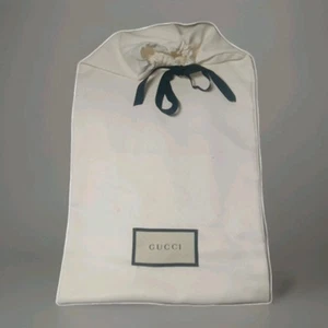 Gucci White Satin Drawstring Dust Bag Cover - Picture 1 of 3