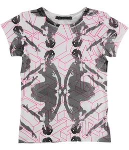Evil Genius Boys 3D Shapes Stripes Graphic T-Shirt - Picture 1 of 3