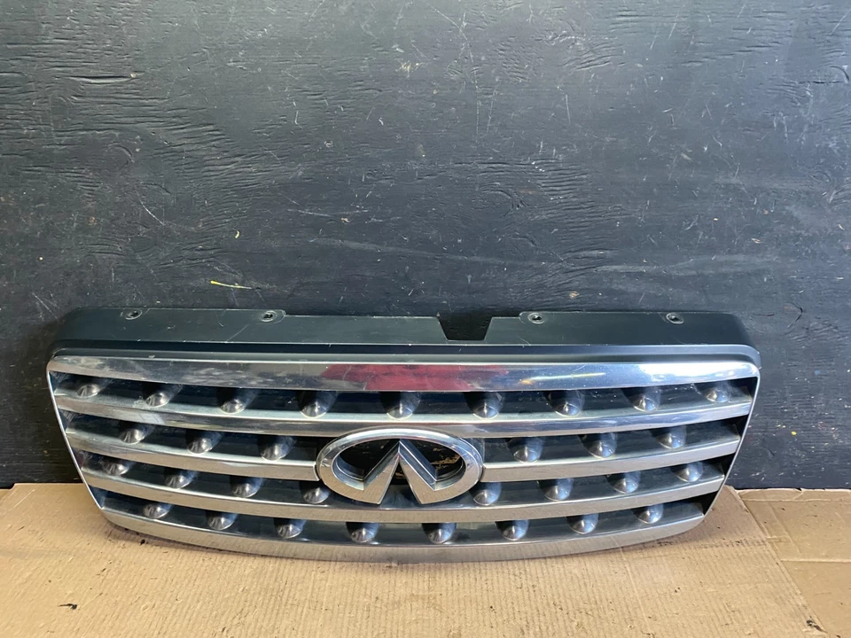 Parrilla superior delantera Infiniti Fx35 2006 2007 2008 con emblema OEM T0097 DG Foto 1 de 4