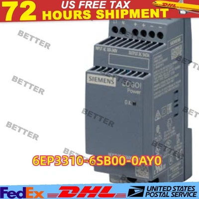 1PCS NEW SIEMENS LOGO! Power Supply 6EP3310-6SB00-0AY0 6EP3 310-6SB00-0AY0 - Image 1 of 4