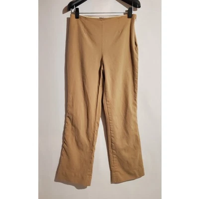 Винтажный Ralph Lauren черный ярлык шерсти брюки женщин размер 8 желтовато-коричневый карьера офиса - Изображение 1 из 4