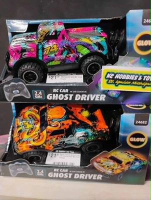 Camión eléctrico Revell Control Ghost Driver 1/22 RTR RC 2 (1 púrpura 1 naranja) NUEVO Foto 1 de 2