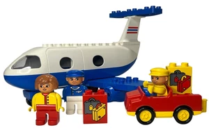 LEGO Duplo 2678 Vintage Jetliner 1993 Plane Set Pilot Attendant Complete Rare - Picture 1 of 17