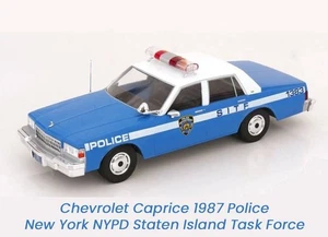 CHEVROLET CAPRICE 1987 - Voiture New York NYPD police SITF - 1/18 MCG 18360 - Picture 1 of 7