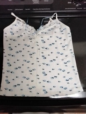 Top de cami/camisola elástica vintage La Senza Foto 1 de 4