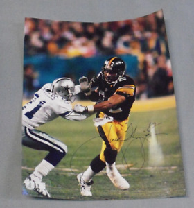 Yancey Thigpen, Pittsburgh Steelers, Signed 8 x 10 Photo - In Action
