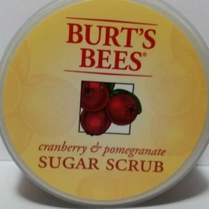 Burt's Bees Cranberry & Pomegranate Sugar Scrub 8oz (5) Five Tubs Discontinued - Picture 1 of 12