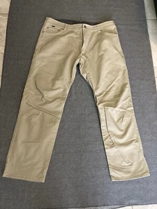 Kuhl Rydr Men’s Vintage Patina Dye Canvas Work khaki Pant Size 40x32 - Picture 1 of 20