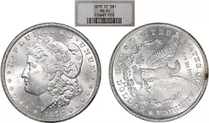 1878-CC Morgan Dollar NGC MS63 75 Degree Rotated Reverse Dramatic Mint Error - Picture 1 of 3