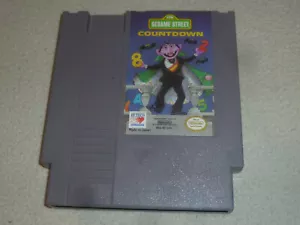 NINTENDO NES VIDEO GAME CTW SESAME STREET COUNTDOWN CARTRIDGE ONLY HI TECH CART - Picture 1 of 3
