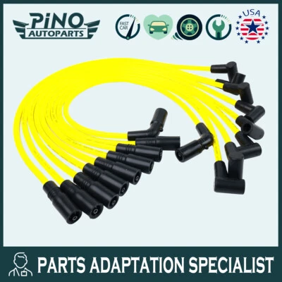 Juego de cables de bujía 8 mm 9 X para Chevrolet C1500 K1500 GMC 1996-1999 5,7 L 5,0 L Foto 1 de 4