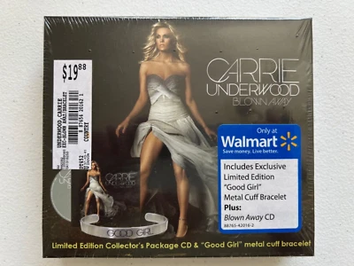 CARRIE UNDERWOOD - Blown Away CD & Metal Cuff Bracelet - Limited WALMART Sealed - Imagem 1 de 2